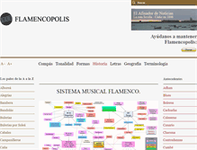 Tablet Screenshot of flamencopolis.com
